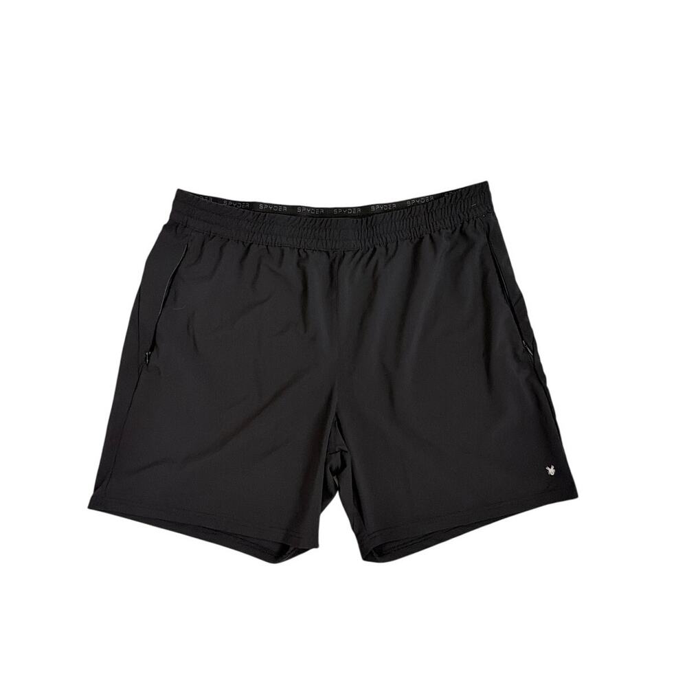 Spyder Active Black Drawstring Athletic Woven Shorts Men's XXL